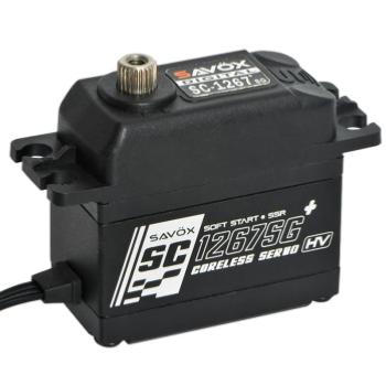 UK-HV BLACK EDITION STD DIGITAL SERVO 21KG@7.4V (LIPO) 1267SGB+ SAVOX