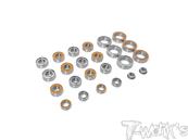 UK-Precision Ball Bearing Set ( For SWORKZ S14-3 ) 24pcs. T-WORK'S