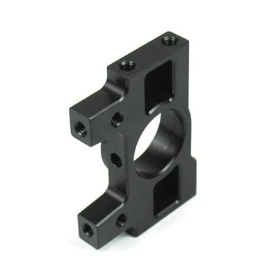 UK-Center Diff Rear Support (aluminum, gun metal anodized) TEKNO-RC