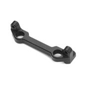 UK-Aluminum Ackerman Plate (CNC 7075 black ano, EB410/ET410) TEKNO-RC