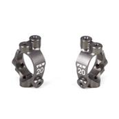 UK-Castor Block Set, 20 degrees, Aluminum: 22-4 LOSI
