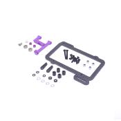 UK-C/F Transverse LiPo Mount Set - CAT 2000 SCHUMACHER