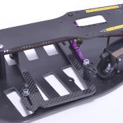UK-C/F Transverse LiPo Mount Set - CAT 2000 SCHUMACHER