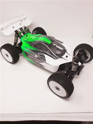 UK-VSE body painted green/aluminium/white for Hobao VSE HOBAO RACING