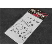 UK-Vinyl stencil 'Stars V2' BITTYDESIGN