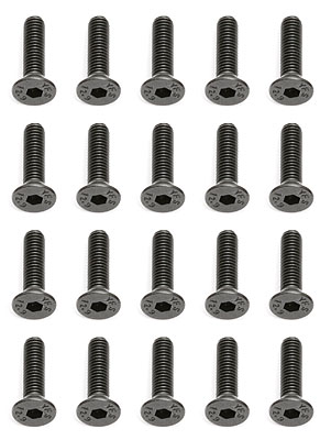 UK-Screws, M3x12 mm FHCS TEAM-ASSOCIATED