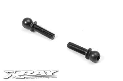 UK-Ball end 4.9mm with thread 10mm (2) X-RAY