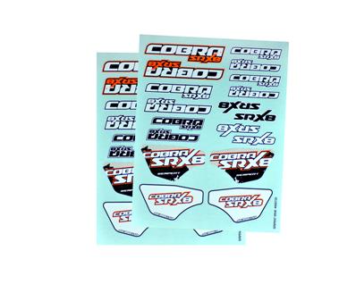 UK-Decal sheet SRX8 (2) SERPENT RACING