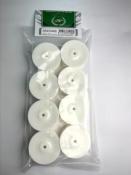 UK-26x38mm 4WD Front Wheel 12mm*8pcs(White)For IFMAR-#2 PR RACING