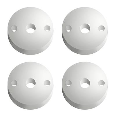 UK-FT 12mm Shock Pistons V2, 2x1.6 mm, flat TEAM-ASSOCIATED