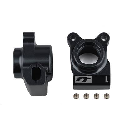 UK-RC10B6.2 FT Rear Hubs, black aluminum TEAM-ASSOCIATED