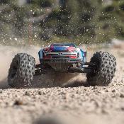 UK-KRATON 4X4 6S BLX BRUSHLESS V6 SPEED TRUCK RTR (Blue/Red) ARRMA