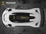 UK-ARES-1 1/10 GT 190mm body BITTYDESIGN