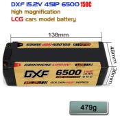 UK-Lipo batteriY 4S 15.2V 6500mAh 150C Gold NGP 5mm with XT90 cable DXF