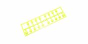 UK-Suspension bush set yellow MP11 KYOSHO