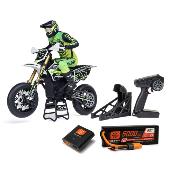 UK-1/4 Promoto-SM FXR Supermoto Motorcycle RTR (Battery and Charger Included), White LOSI