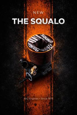UK-Squalo DLC Off Road engine .21 Ceramic alu carburettor PICCO