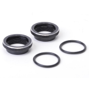 UK-Big Bore Shock Adjusting Collar (Black) - pr SCHUMACHER RACING