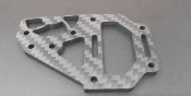 UK-Central differential plate CARBON 3mm for fan 30x30mm for Tekno EB410.2 LR PROD