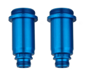 UK-SR10 Shock Bodies, 12x23mm, front, blue aluminum TEAM-ASSOCIATED