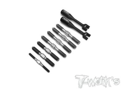 UK-64 Titanium Turnbuckle Set ( For Serpent SRX8 Pro ) T-WORK'S