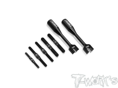 UK-Titanium Black Coating Turnbuckle Set ( For SWORKZ S35-4 EVO ) T-WORKS