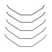 UK-Sway Bar Set (front, bars only, 1.0, 1.1, 1.2, 1.3, 1.4mm, EB410/ET410) TEKNO-RC