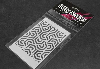 UK-Vinyl stencil 'Ipnotic V4' BITTYDESIGN