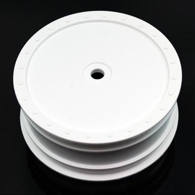 UK-Borrego Wheel (TLR 22) - (front) - White (1pr) - D.E RACING 