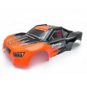 UK-HYPER 10SC 2.0 PRINTED BODYSHELL - BLACK/ORANGE