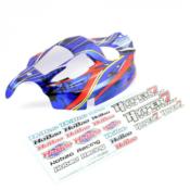 UK-HYPER 7 TQ SPORT NEW PRINTED BODY (BLUE) HOBAO RACING