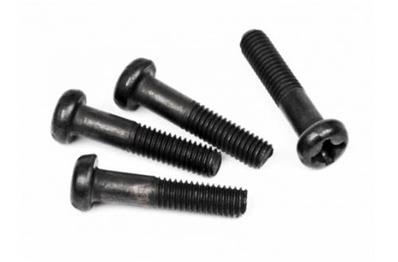 UK-Cross Head Step Screw 3x14mm (4pcs) HB RACING