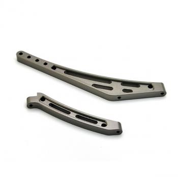 UK-CNC F/R chassis stiffener HOBAO RACING