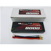 UK-Accu 8000 100c 2s 7.4V (prise PK de 4mm) 2S2P WS-LINE