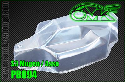 UK-Body lexan "JC S3" for Mugen / Asso (unpainted) 6-MIK