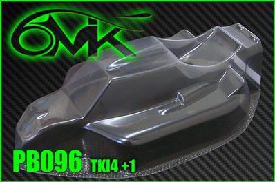 UK-Body lexan for Kyosho TKI4 "+1" (unpainted) 6-MIK