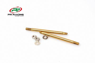 UK-Front Titanium Nitrde Coated Shock Shaft -42mm For Type R(2pcs) PR RACING