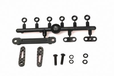 UK-PR SB401 R / Sport / RT Carbon Fiber Battery Hold Down 26mm (2) PR RACING