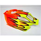 UK-Vision body paint (Orange/Yellow) 1/8 buggy for S35-3/-4 Sworkz and MBX8 Nitro BITTYDESIGN