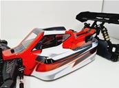 UK-Painted body ST4 Falcon red/white for S35-4E SWORKZ