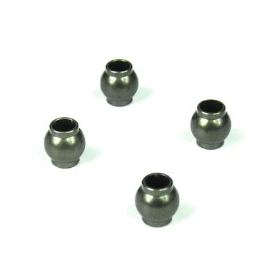 UK-Pivot balls (5.8mm, no flange, brake/steering linkage, aluminum, 4pcs) TEKNO-RC