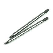 UK-Shock Shafts (for 122mm shocks, steel, 2pcs) TEKNO-RC
