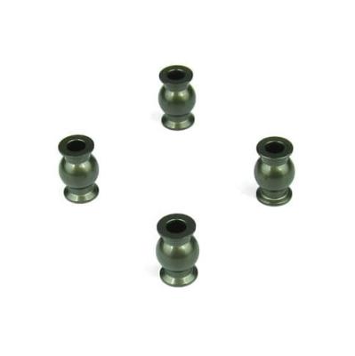 UK-Pivot Balls (6.8mm, camber, str links, almnm, centered, 4pcs) TEKNO-RC