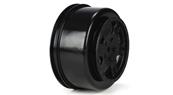 UK-1/10 Front/Rear SCT 2.2/3.0 Wheels, 12mm Hex, Black (2): 22 SCT LOSI