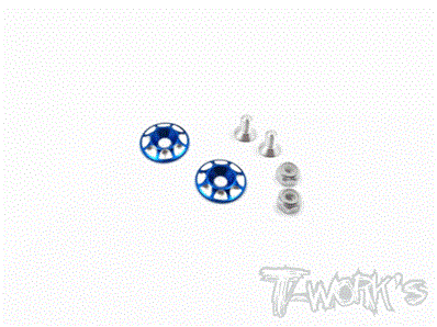 UK-1/8 Light Weight Aluminum Wing Washer 2 pcs. (choice of color) T-WORK'S