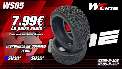 UK-Tires 05 Buggy 1/8 Natural Compound 30 shore ALONE (2) WS LINE