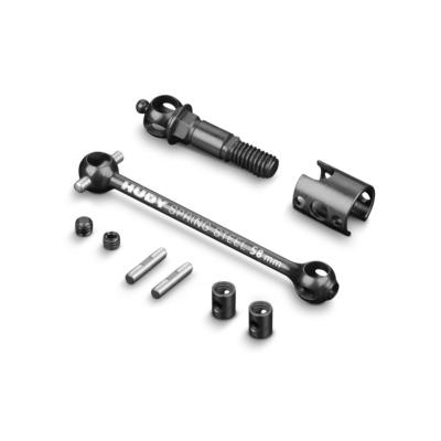 UK-X4 ECS Drive Shaft 58mm - HUDY Spring Steel - Set X-RAY