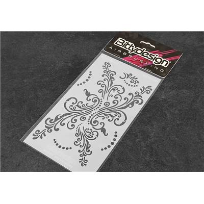 UK-Vinyl stencil 'Floreal' BITTYDESIGN