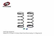 UK-Type R 12.8mm-13mm Front Shock Spring 0.110kg/mm Blue+Green (2)