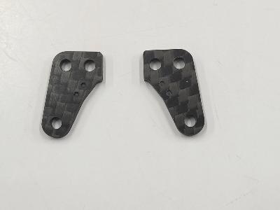 UK-Carbon Steering Arm +2  for Associated B84 LR-PROD